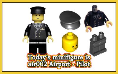 Dagens minifigur er air002 Airport – Pilot