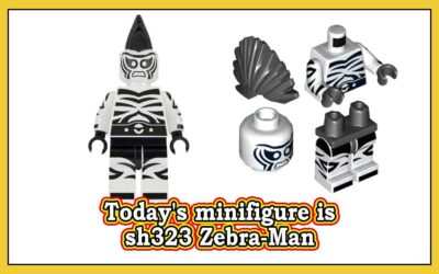 Dagens minifigur er sh323 Zebra-Man