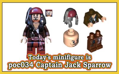 Dagens minifigur er poc034 Captain Jack Sparrow with Jacket
