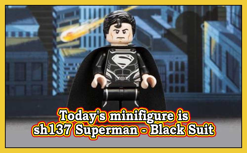 sh137 Superman - Black Suit