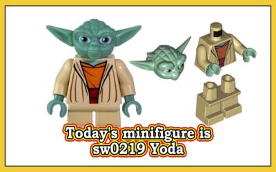 Dagens minifigur er sw0219 Yoda