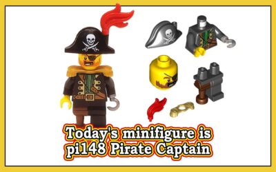 Dagens minifigur er pi148 Pirate Captain