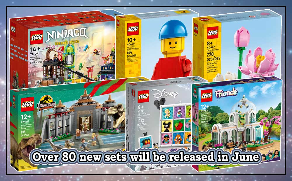 Juni 2023: Hvilke sett gir LEGO ut i juni?