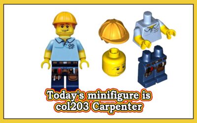 Dagens minifigur er col203 Carpenter, Series 13 (CMF)