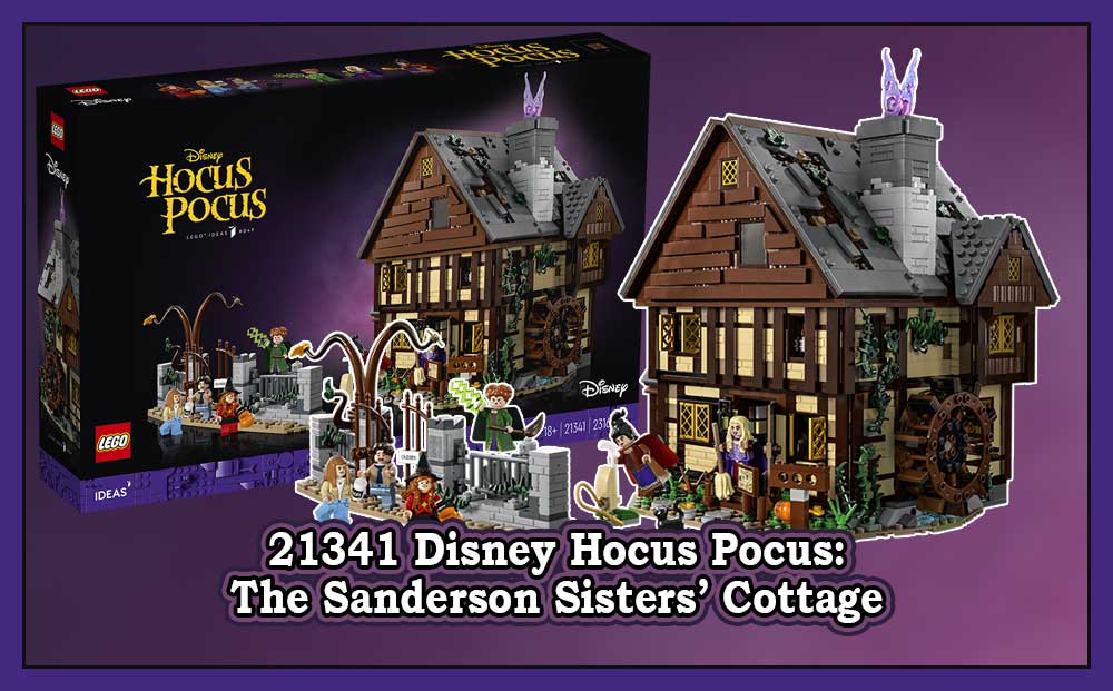IDEAS: 21341 Disney Hocus Pocus: Sanderson-søstrenes hytte