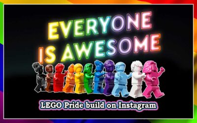 LEGO Pride bygg på Instagram