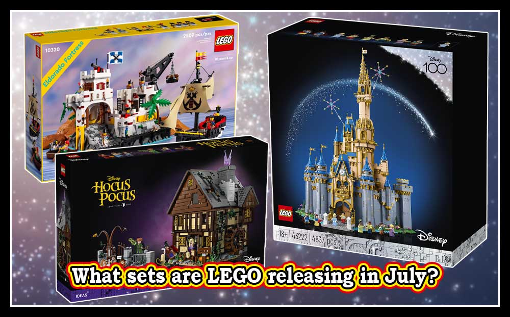 Juli 2023: Hvilke sett gir LEGO ut i juli?