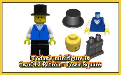 Dagens minifigur er twn012 Patron – Town Square