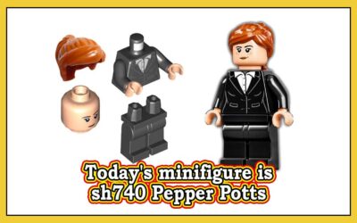 Dagens minifigur er sh740 Pepper Potts – Black Suit