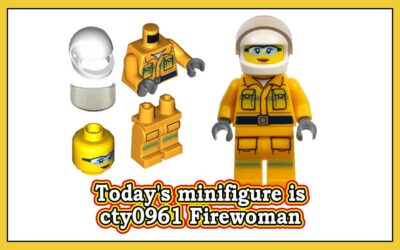 Dagens minifigur er cty0961 Firewoman