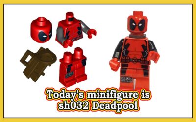 Dagens minifigur er sh032 Deadpool