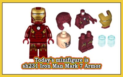 Dagens minifigur er sh231 Iron Man Mark 7 Armor