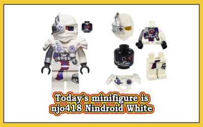 Dagens minifigur er njo418 Nindroid White