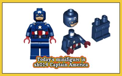 Dagens minifigur er sh014 Captain America