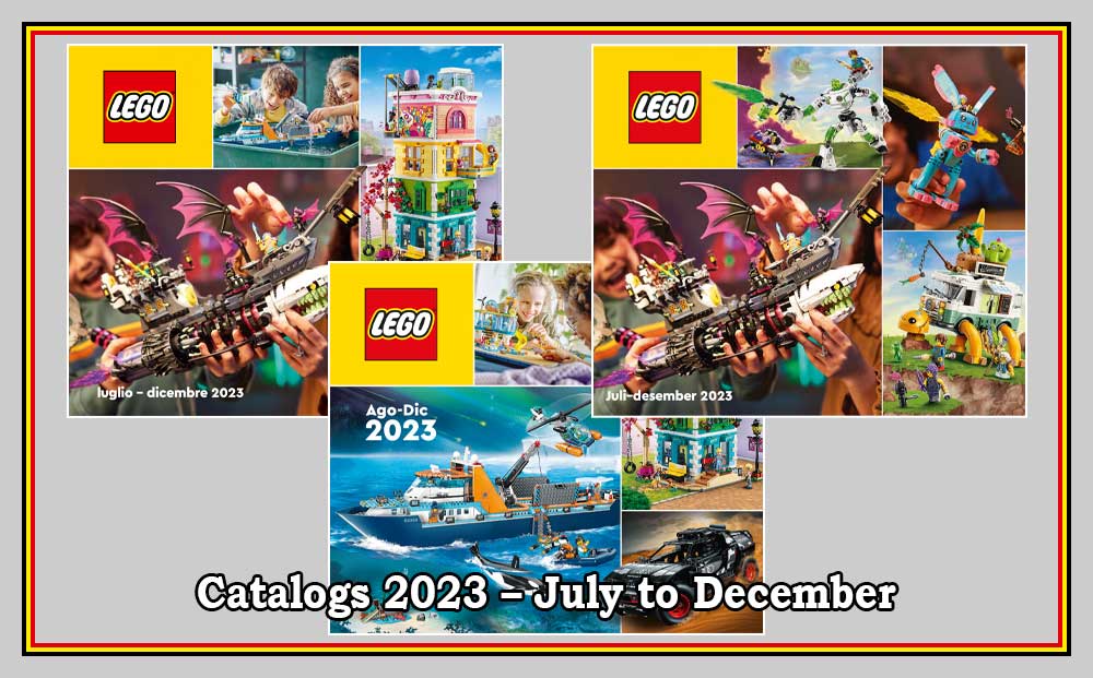 Kataloger 2023 - Juli til desember har nå kommet på LEGO sine nettsider.