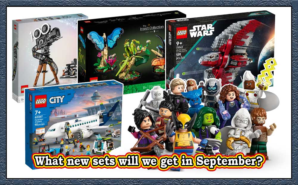 September 2023: Hvilke sett gir LEGO ut i september?