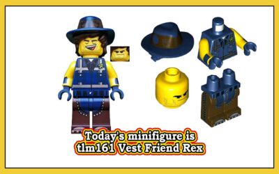 Dagens minifigur er tlm161 Vest Friend Rex, The LEGO Movie 2 (CMF)