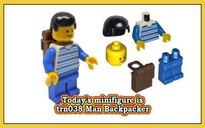 Dagens minifigur er trn038 Man Backpacker