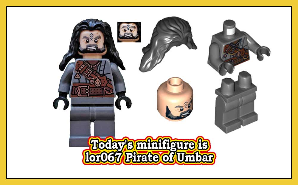 Dagens minifigur er lor067 Pirate of Umbar