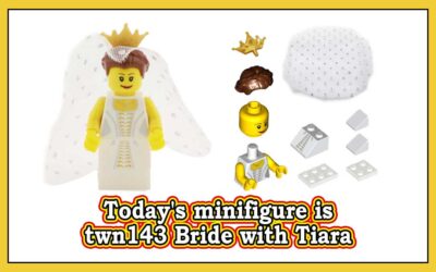 Dagens minifigur er twn143 Bride with Tiara