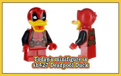 Dagens minifigur er sh427 Deadpool Duck (Comic-Con 2017 Exclusive)
