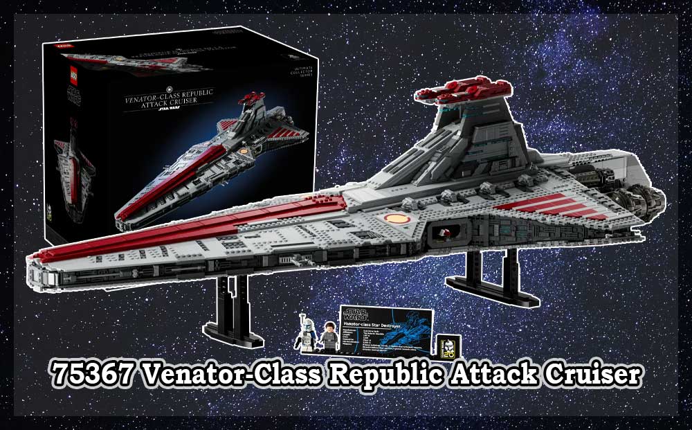 75367 Republic Attack Cruiser i Venator-klassen