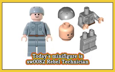 Dagens minifigur er sw0082 Rebel Technician