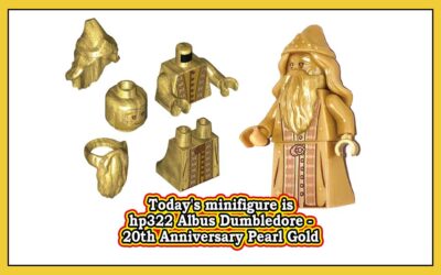 Dagens minifigur er hp322 Albus Dumbledore – 20th Anniversary Pearl Gold