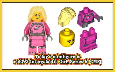 Dagens minifigur er col093 Intergalactic Girl, Series 6 (CMF)
