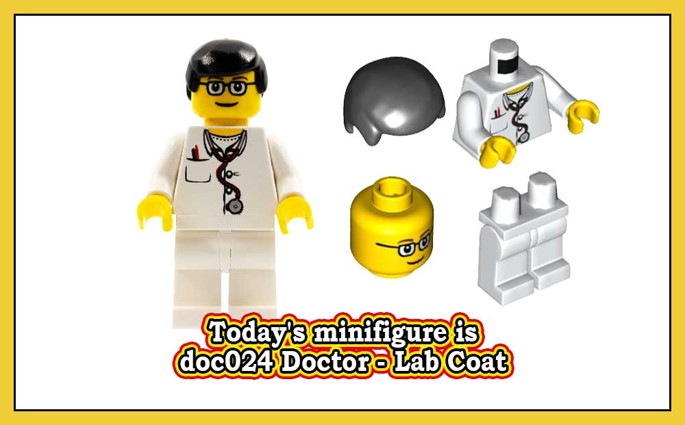 Dagens minifigur er doc024 Doctor – Lab Coat