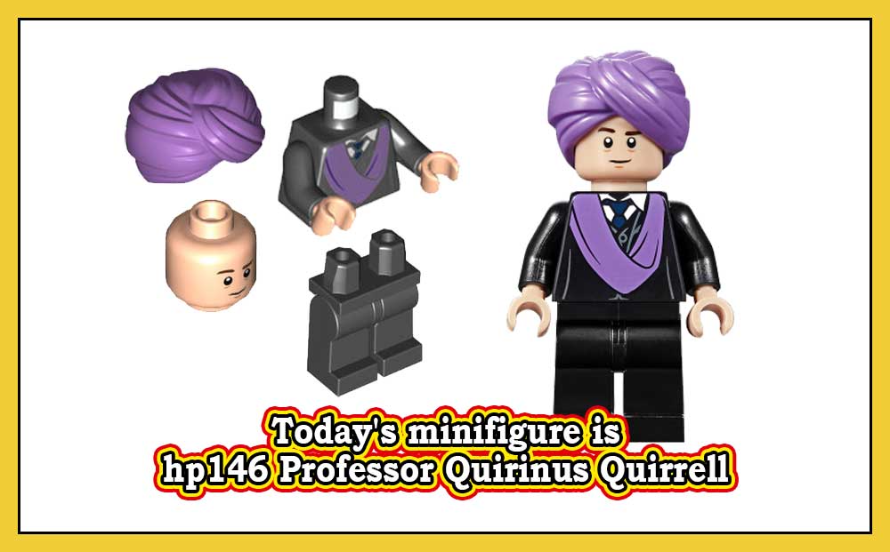 Dagens minifigur er hp146 Professor Quirinus Quirrell