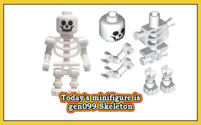 Dagens minifigur er gen099 Skeleton