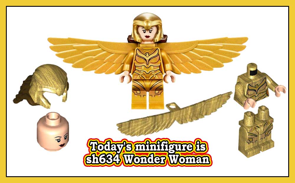 sh634 Wonder Woman (Diana Prince) - Gold Wings