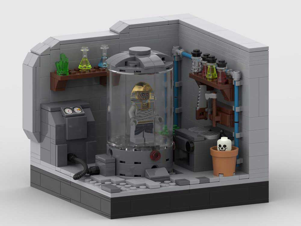 MOC-158752 Halloween Diorama - The Kitchen Lab