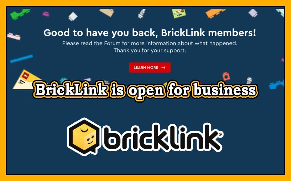 Bricklink er oppe igjen