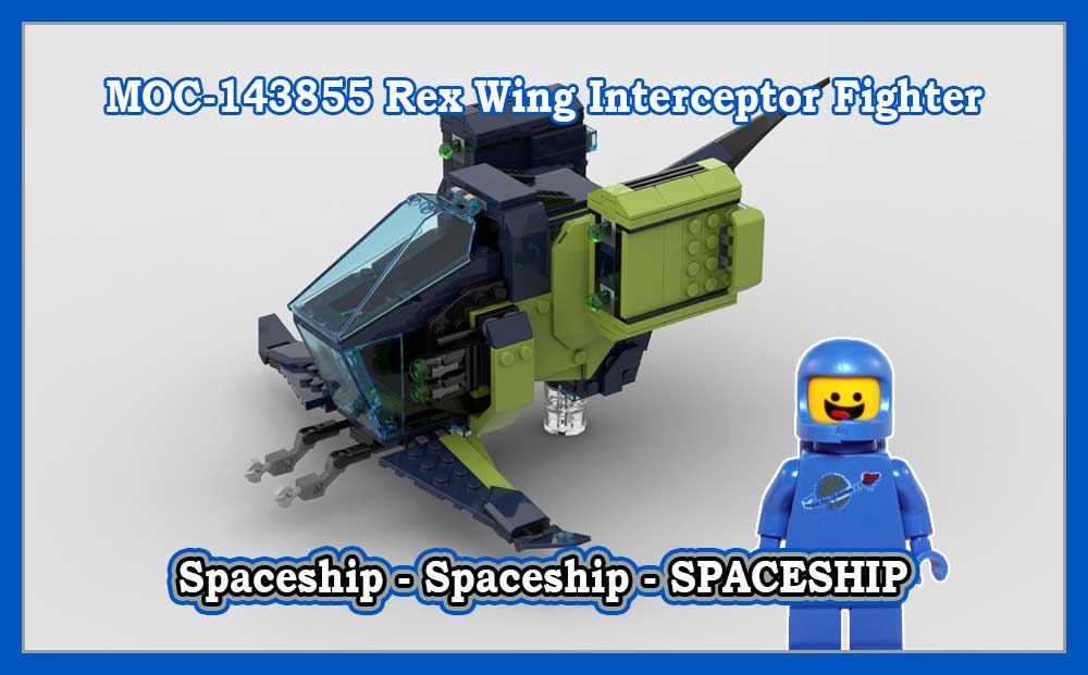 MOC-143855 Rex Wing Interceptor Fighter