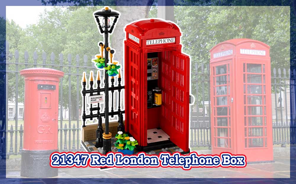 Ideas: 21347 Rød telefonkiosk i London