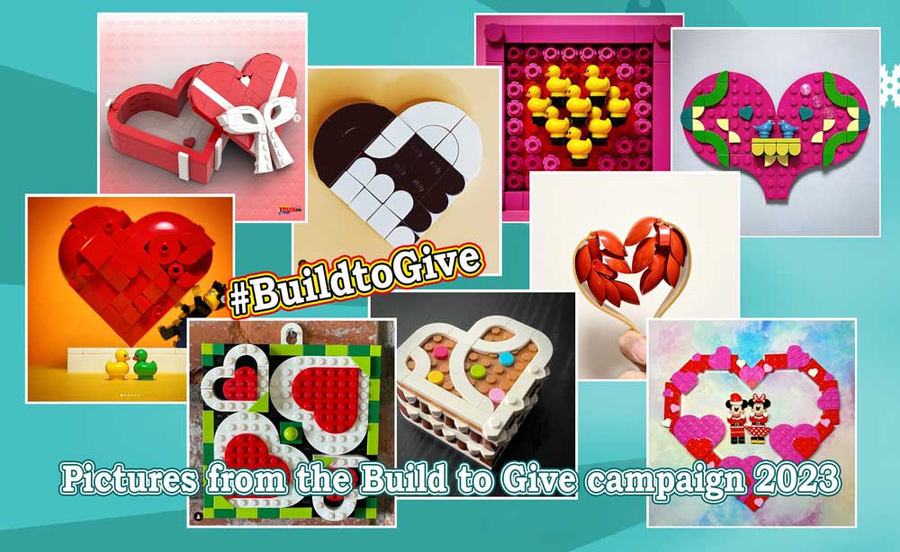 Bilder fra Build to Give kampanjen 2023 #BuildToGive