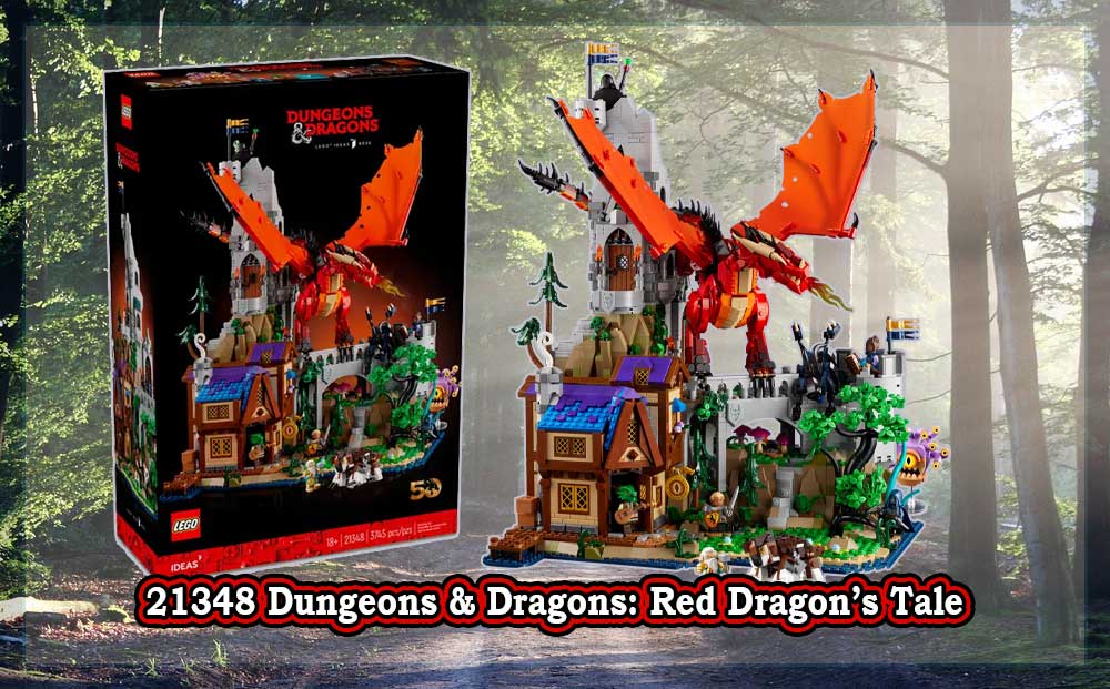 Ideas: 21348 Dungeons & Dragons: Den røde drages fortelling