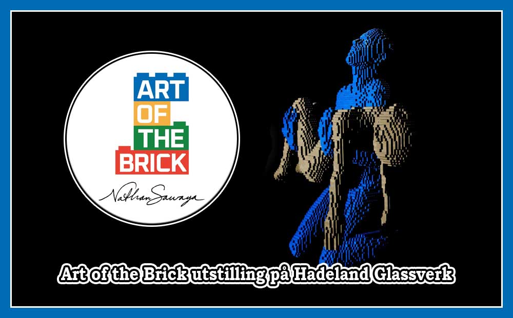 Art of the Brick utstilling på Hadeland Glassverk 2024