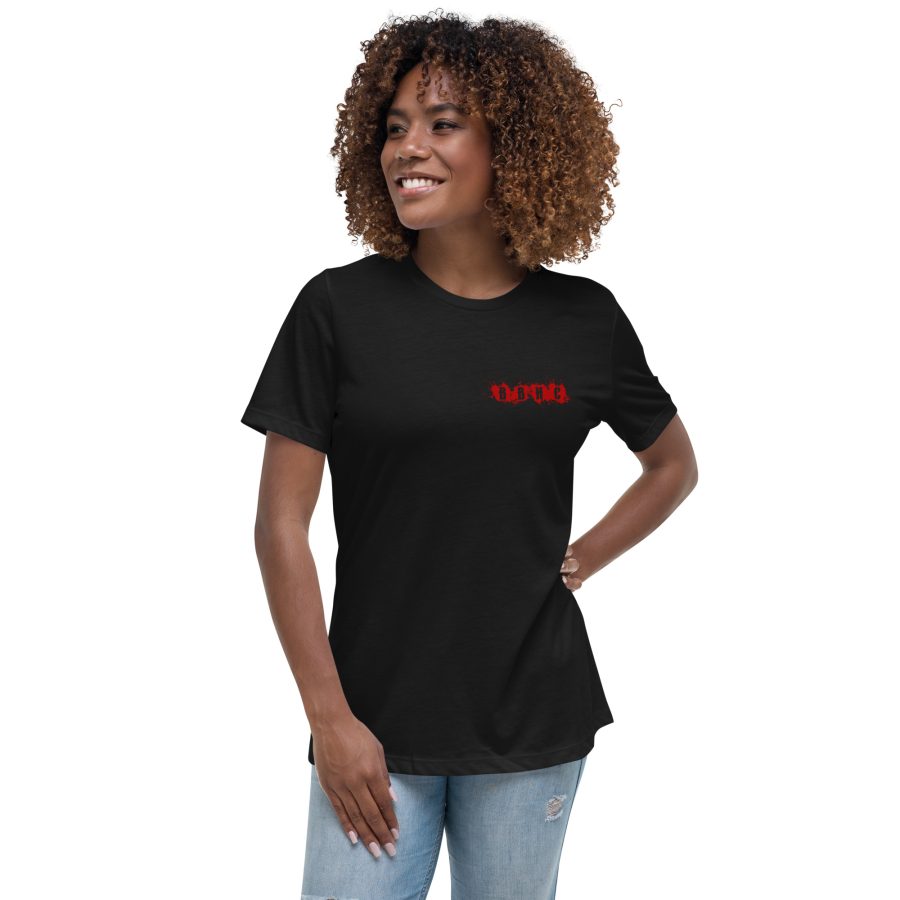 Women's Relaxed Tee - Wolf Back