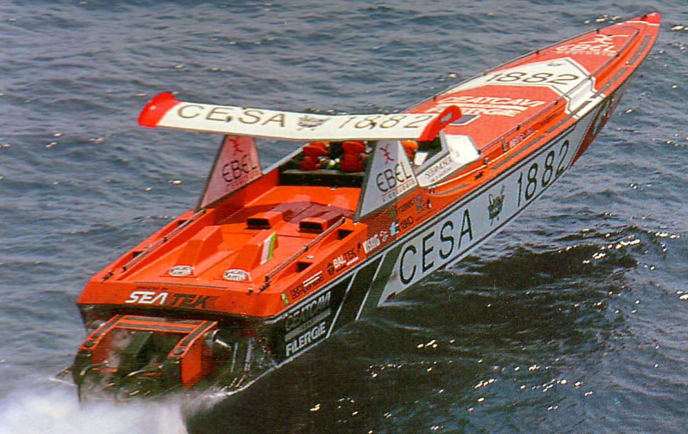Гонках серии e1world Electric Powerboat