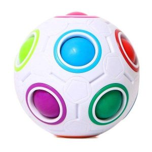 Fidget Ball Rainbow Puzzle Magic Fig Cube Toy