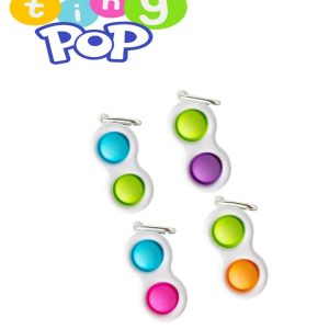 Pop-it Nyckelring | Enkel Dimple | Fidget leksak