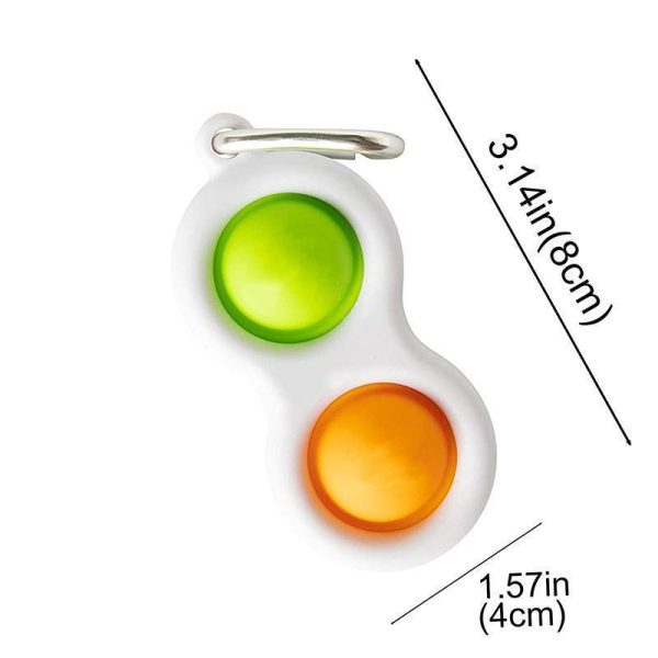 3-Pcs Fidgets Hub-Pop it/Simple dimple Mini Pop/Educational toys