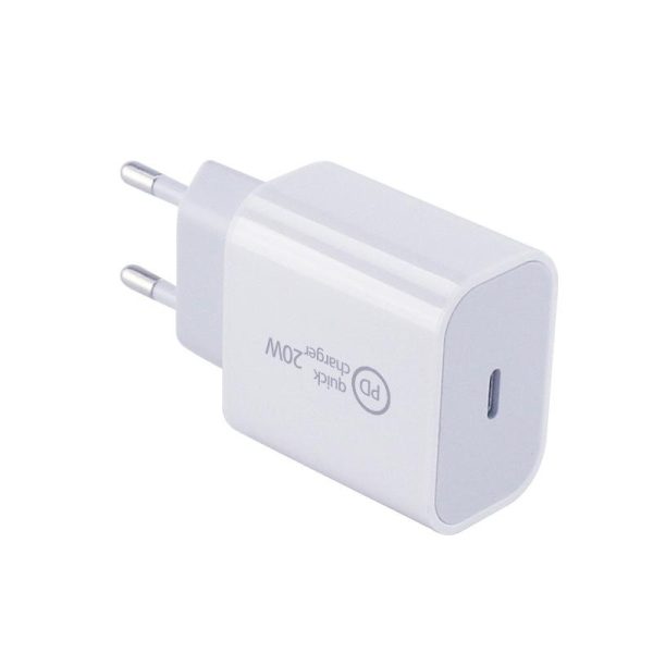 20W USB-C PD snabbladdare för iPhone med 1M kabel