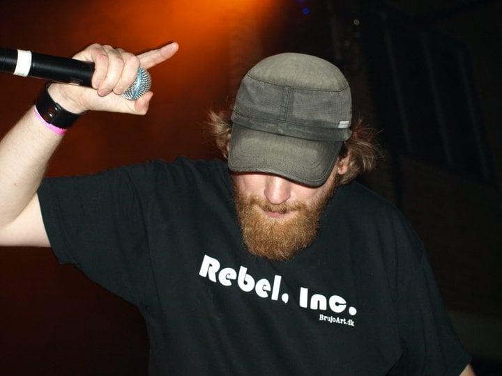 Sacrificial in Concert with my REBEL, INC. T-shirt !