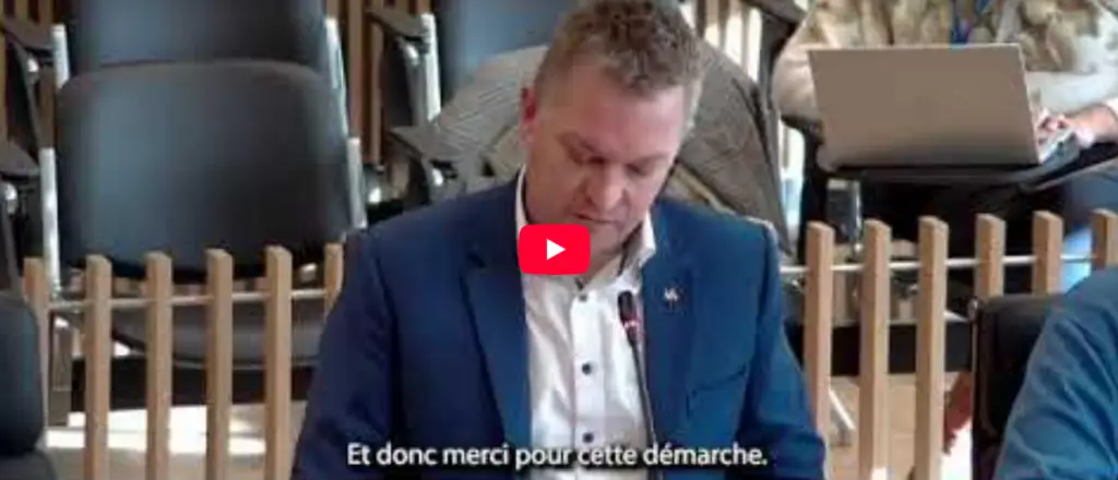 Bruno Lefebvre parlement wallon bords de voiture pompiers intervention tempete