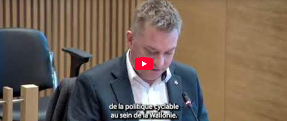 Bruno Lefebvre prime vélo Wallonie, mobilité douce, vélo cargo, transition écologique, transport durable.
