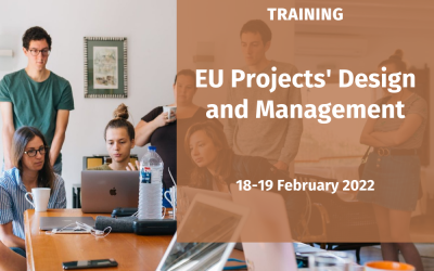 TRAINING FOR FUNDING | EU Projects’ Design and Management | 18-19 February 2022